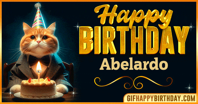 GIF Happy BirthDay Abelardo