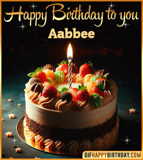 Happy Birthday to you gif Aabbee