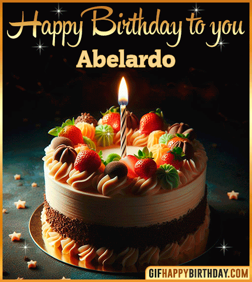 Happy Birthday to you gif Abelardo