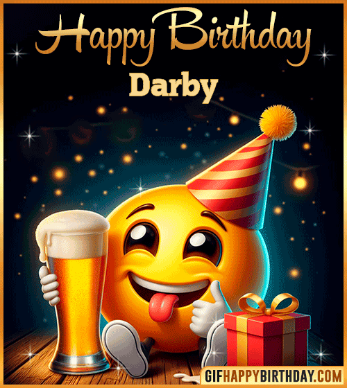 Happy Birthday Darby GIF Images