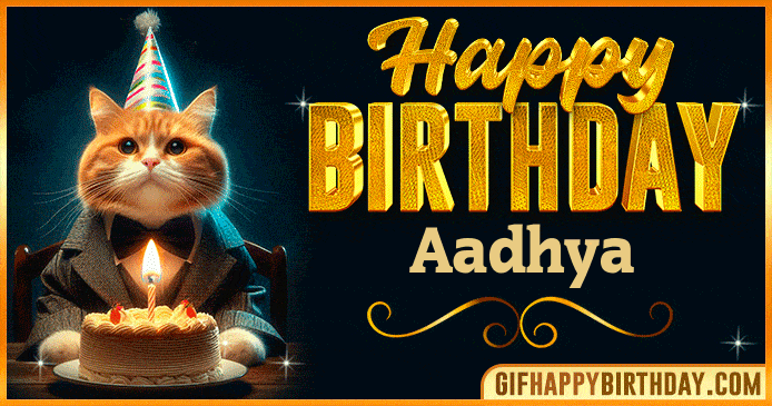 GIF Happy BirthDay Aadhya