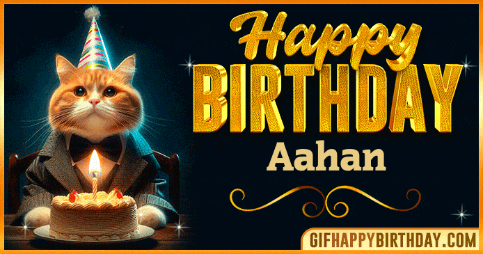Happy Birthday Aahan GIF