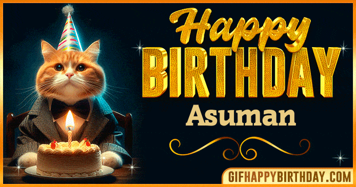Happy Birthday Asuman GIF
