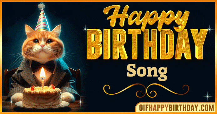 GIF Happy BirthDay Song
